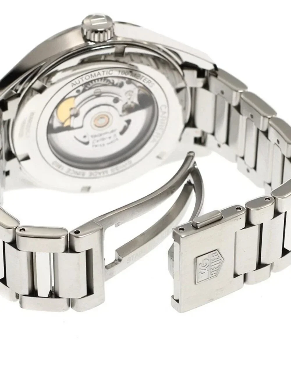 TAG HEUER Carrera Caliber 5 WAR201C-1 Day date Automatic Men's Watch_